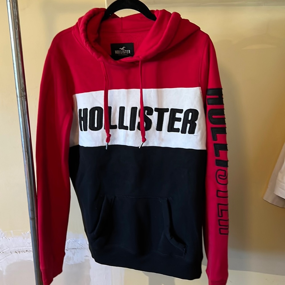 Mens Hollister pullover hoodie Large